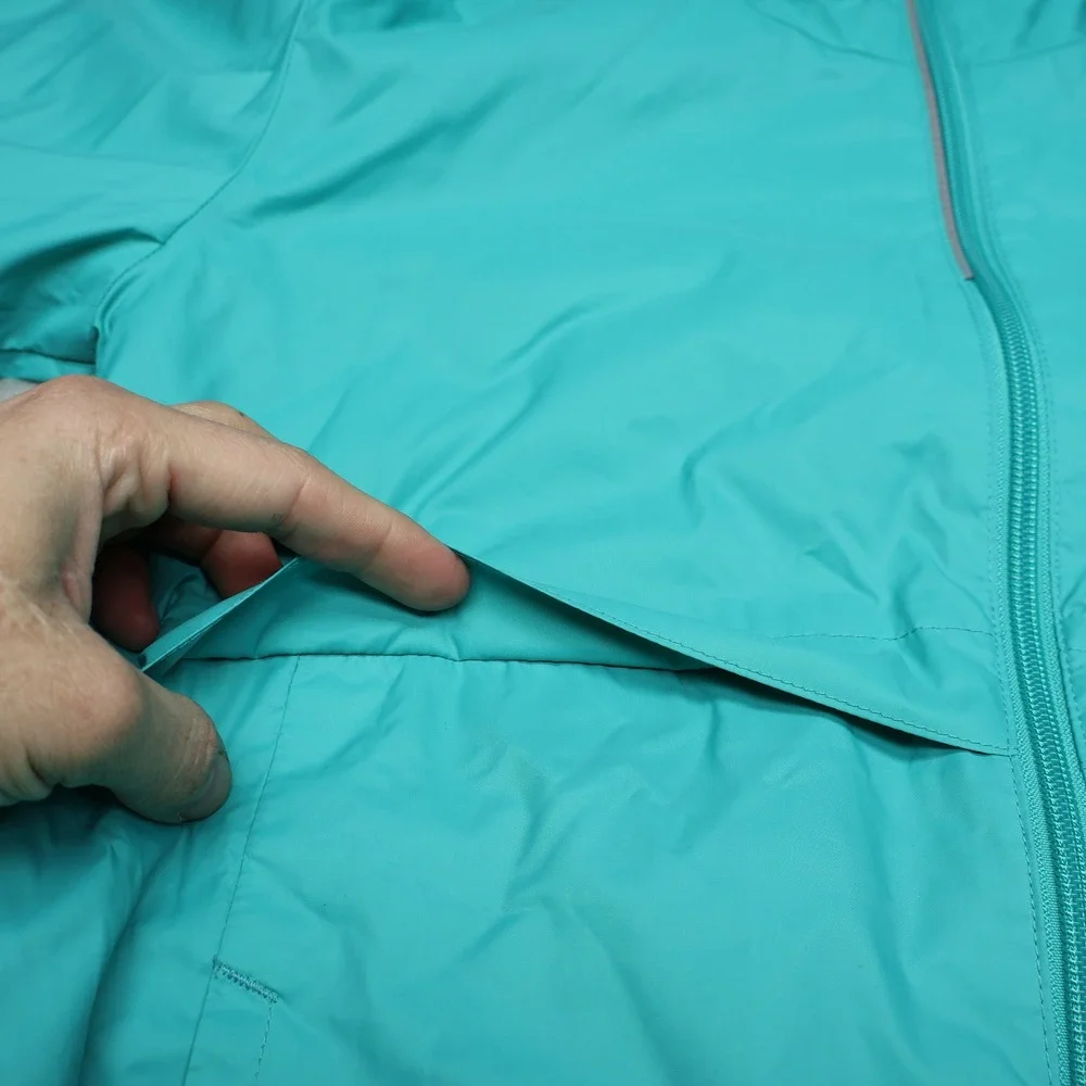 Columbia Jacket Youth‎ Large 14/16 Blue Rain Zilla Lightweight Water Resistant